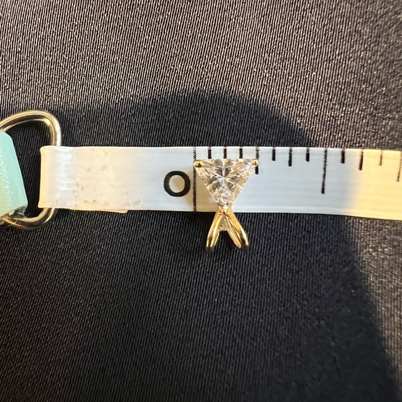 14k solitaire pendant - Picture 7 of 9